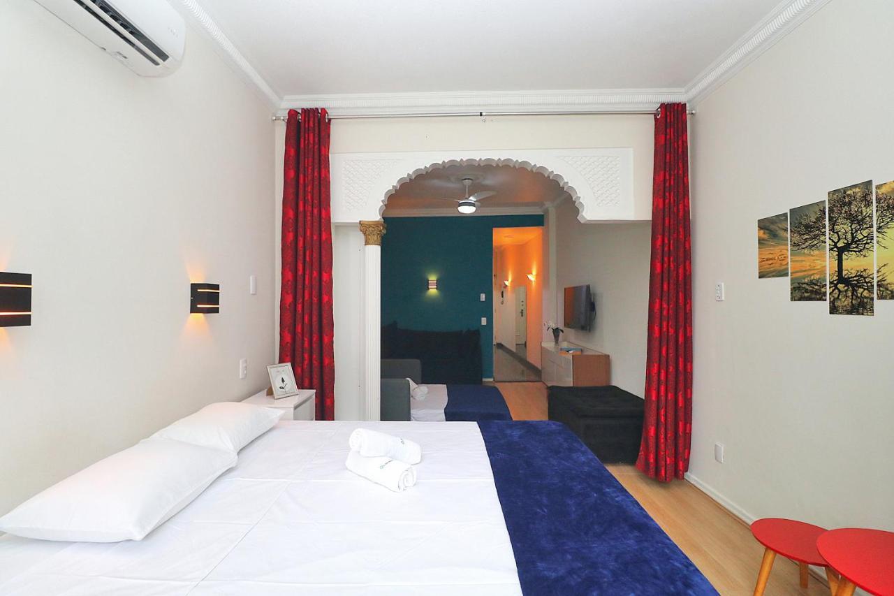 Fantastico 1 Quarto E Sala Em Copacabana Com Vista Para Natureza Apartment ริโอเดจาเนโร ภายนอก รูปภาพ