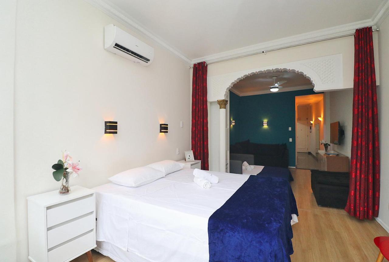 Fantastico 1 Quarto E Sala Em Copacabana Com Vista Para Natureza Apartment ริโอเดจาเนโร ภายนอก รูปภาพ