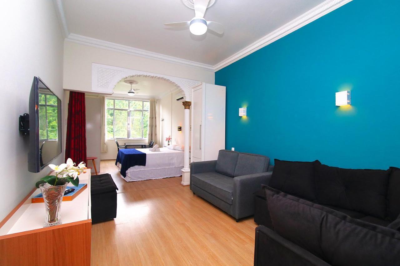 Fantastico 1 Quarto E Sala Em Copacabana Com Vista Para Natureza Apartment ริโอเดจาเนโร ภายนอก รูปภาพ