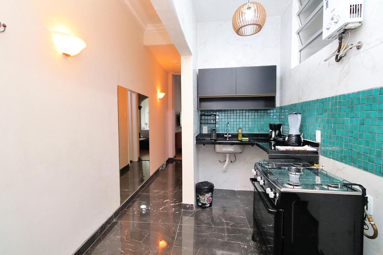 Fantastico 1 Quarto E Sala Em Copacabana Com Vista Para Natureza Apartment ริโอเดจาเนโร ภายนอก รูปภาพ