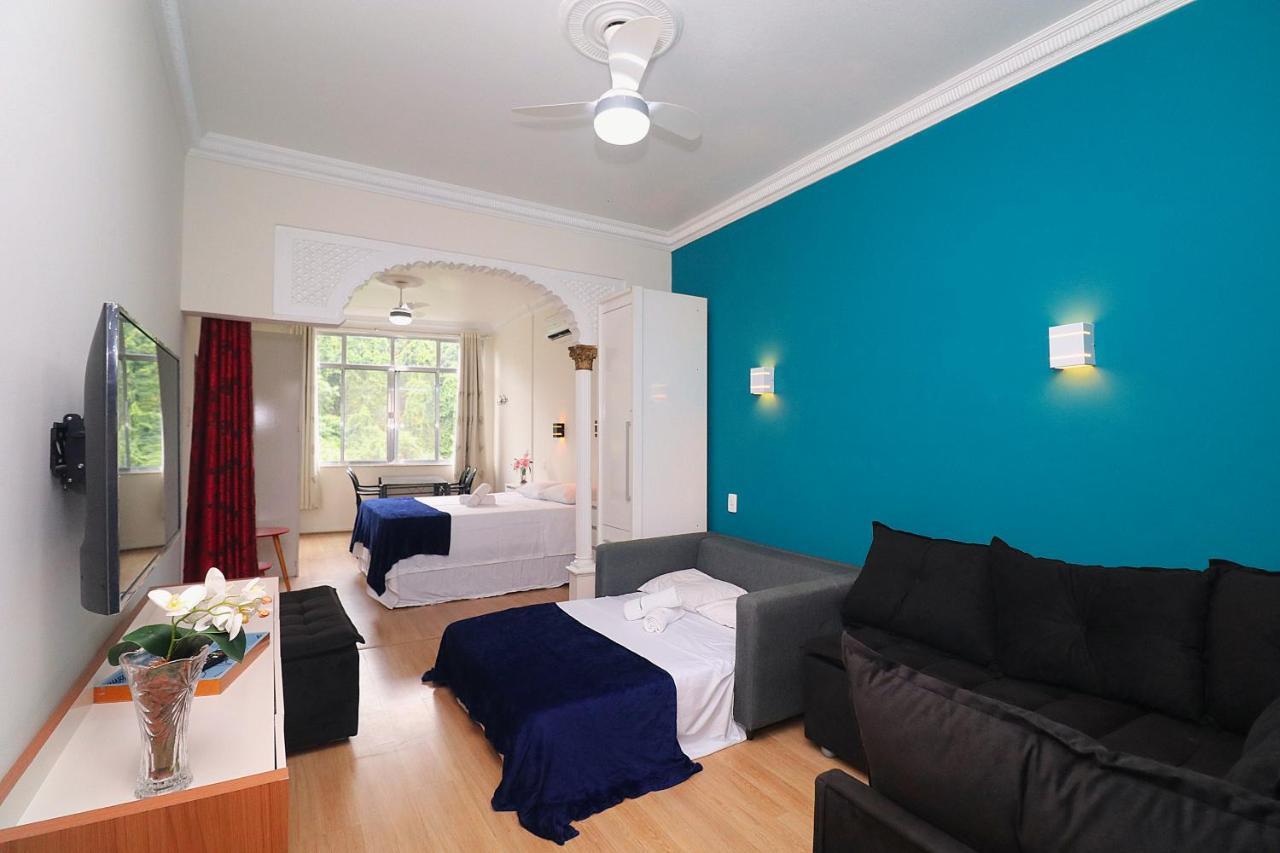 Fantastico 1 Quarto E Sala Em Copacabana Com Vista Para Natureza Apartment ริโอเดจาเนโร ภายนอก รูปภาพ