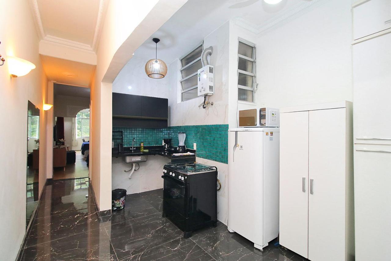 Fantastico 1 Quarto E Sala Em Copacabana Com Vista Para Natureza Apartment ริโอเดจาเนโร ภายนอก รูปภาพ