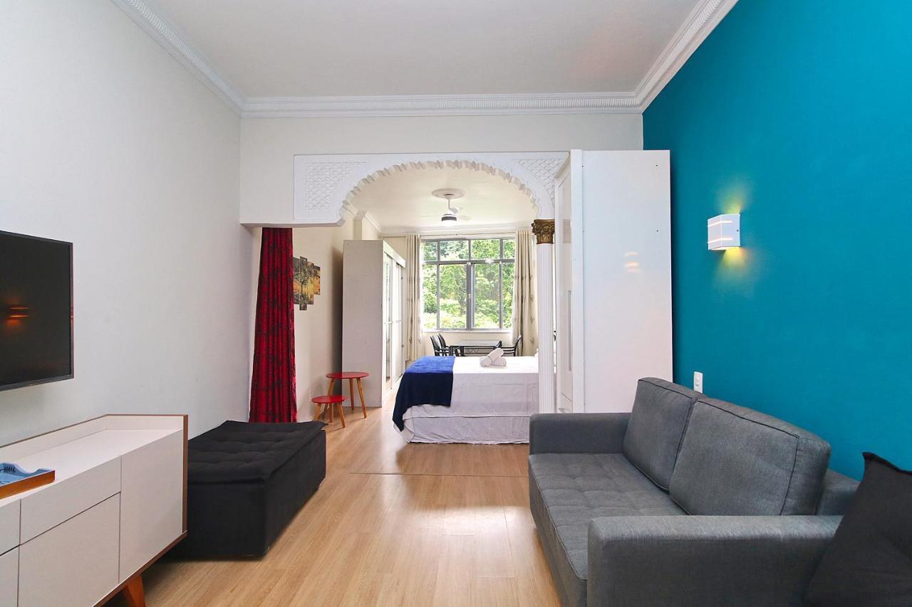 Fantastico 1 Quarto E Sala Em Copacabana Com Vista Para Natureza Apartment ริโอเดจาเนโร ภายนอก รูปภาพ